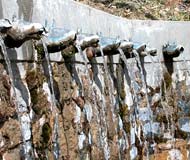 muktinath water spouts