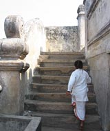 boy on stairs